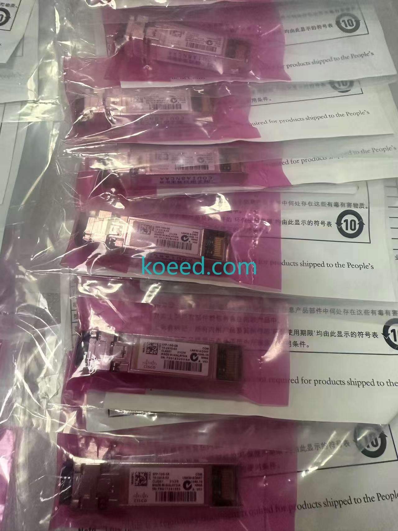 SFP-10G-SR 10G - Product View